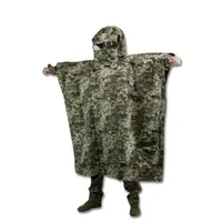 Универсальный военный пончо с защитой от тепловизора Gen 2 Пиксель