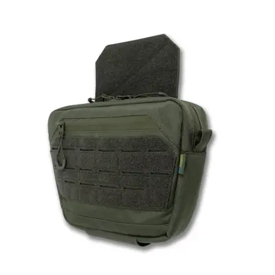 Сумка-напашник XL Kiborg з балістичним пакетом 1 клас захисту Militex GU Сordura Khaki