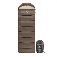 Спальник с капюшоном Naturehike U150 NH20MSD07, (11°C), правый, коричневый