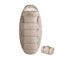 Спальний мішок овальний Naturehike PS200 NH20MSD03, бежевий