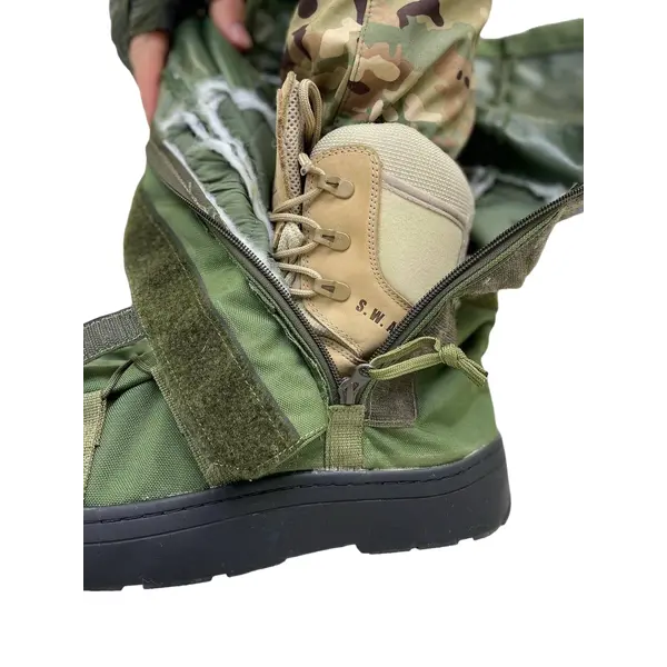 Бахіли водозахисні на взуття OVER BOOT олива