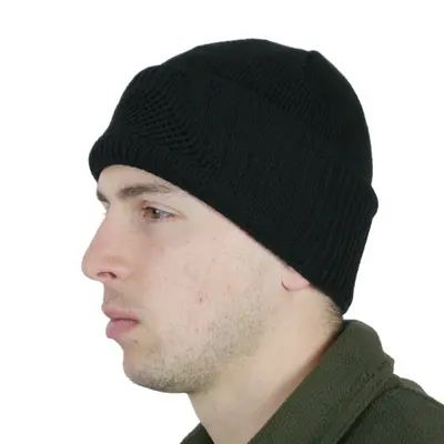 Шапка-балаклава в'язана чорна