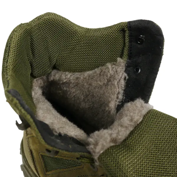 Boots Undolini Olive Fur 44   Boots Undolini Olive Fur 44