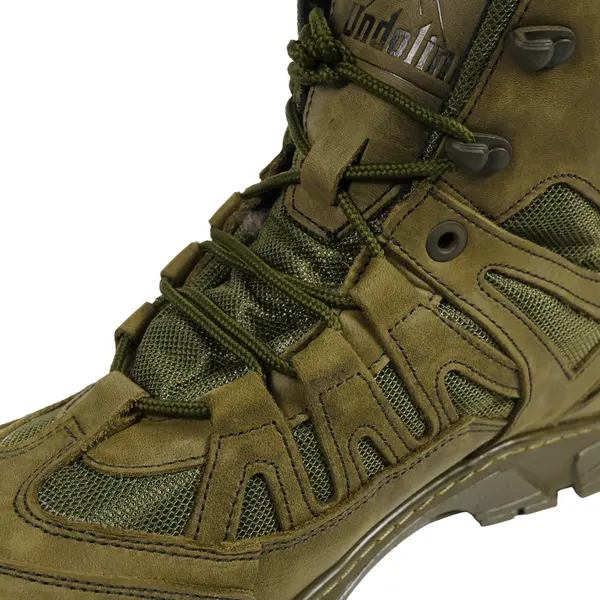 Boots Undolini Olive Fur 44   Boots Undolini Olive Fur 44