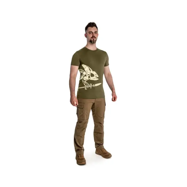 Футболка Helikon-Tex (Full Body Skeleton) - Olive Green, размер XL