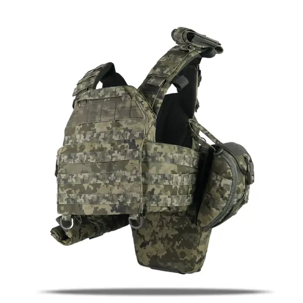 Плитоноска Kiborg GU gen.2 + 8 підсумків піксель