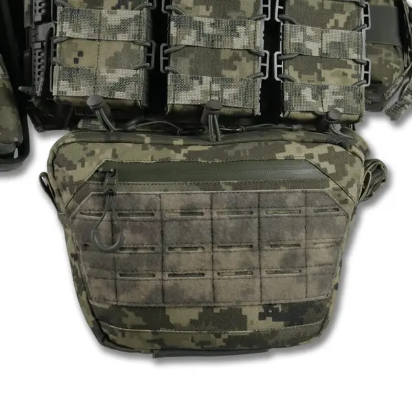 Плитоноска Kiborg GU gen.2 + 8 підсумків піксель