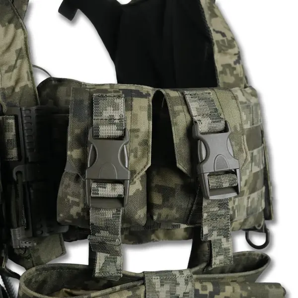 Плитоноска Kiborg GU gen.2 + 8 підсумків піксель