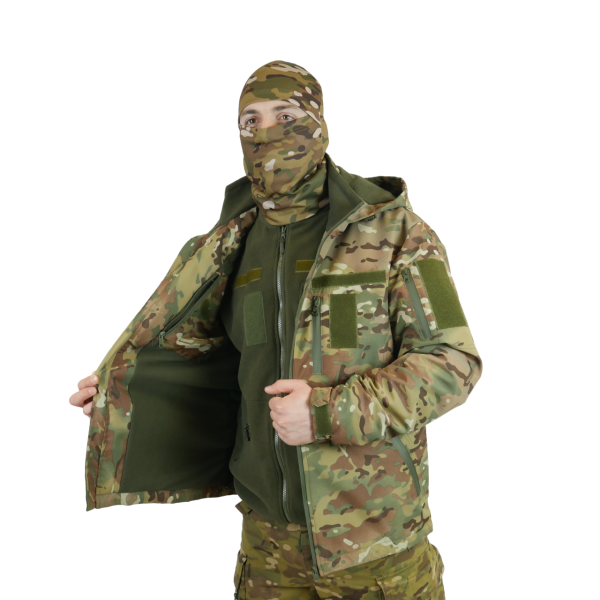 Куртка-вітровка Таслан DK Kiborg Multicam