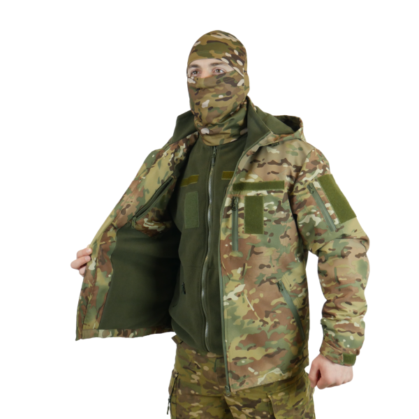 Куртка-вітровка Таслан DK Kiborg Multicam