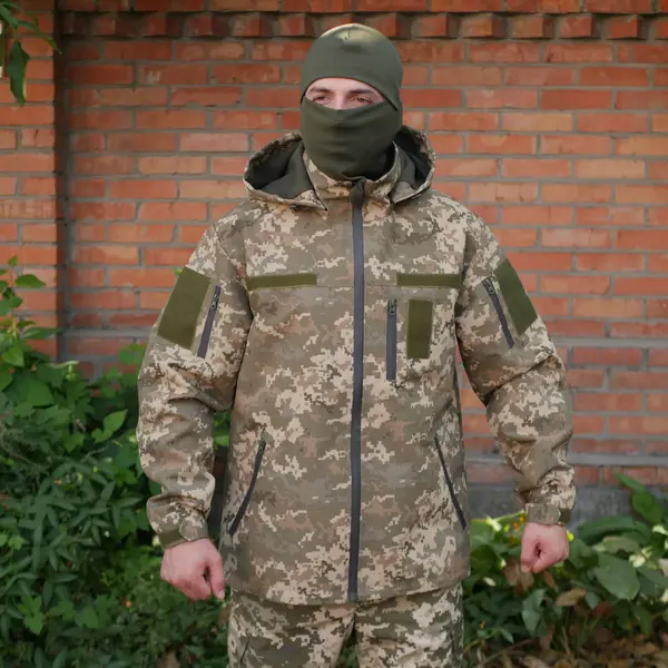Куртка-ветровка Таслан DK Kiborg Pixel