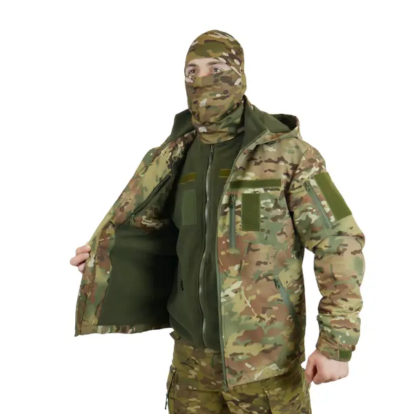 Куртка-ветровка Таслан DK Kiborg Multicam