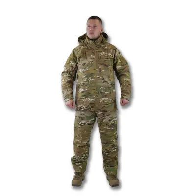 Тактический комлект зимнего костюма (куртка+штаны) LVL 7 Мультикам 2XL