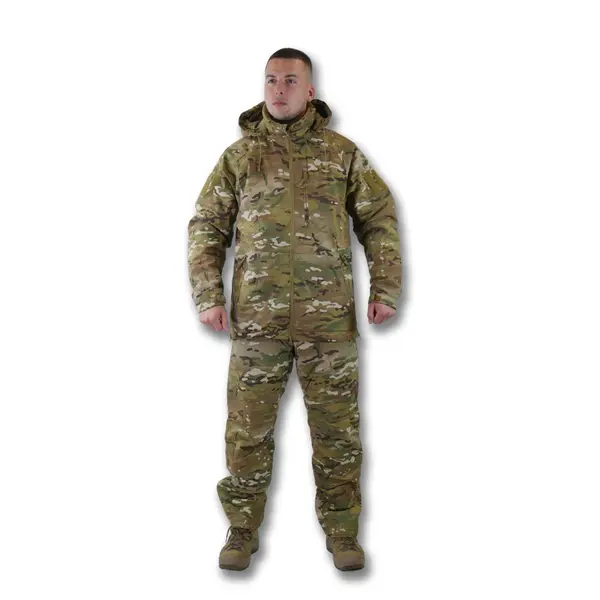 Тактичний комлект зимового костюму (куртка+штани) LVL 7 Мультикам 3XL