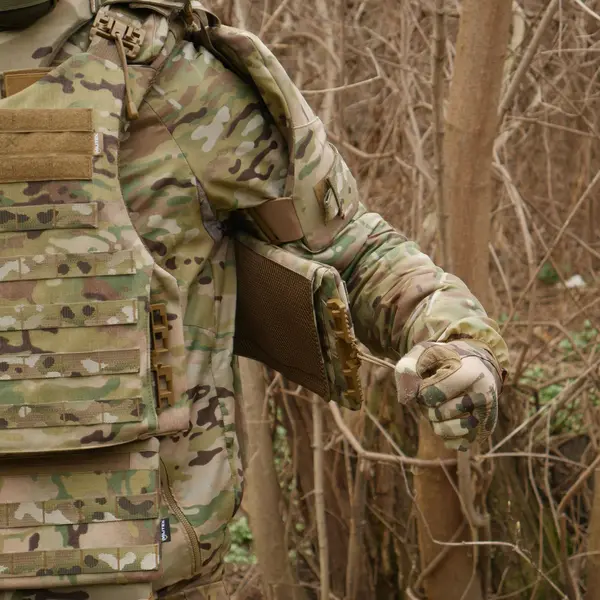 Бронекомплект Militex з балістичним захистом 1 клас захисту cordura USA Multicam