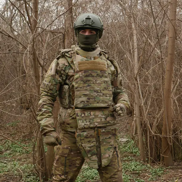 Бронекомплект Militex з балістичним захистом 1 клас захисту cordura USA Multicam