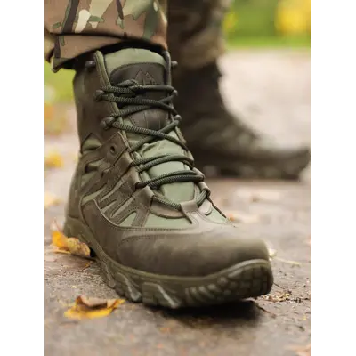 Берцы Крейзи Олива Air-Tex USA