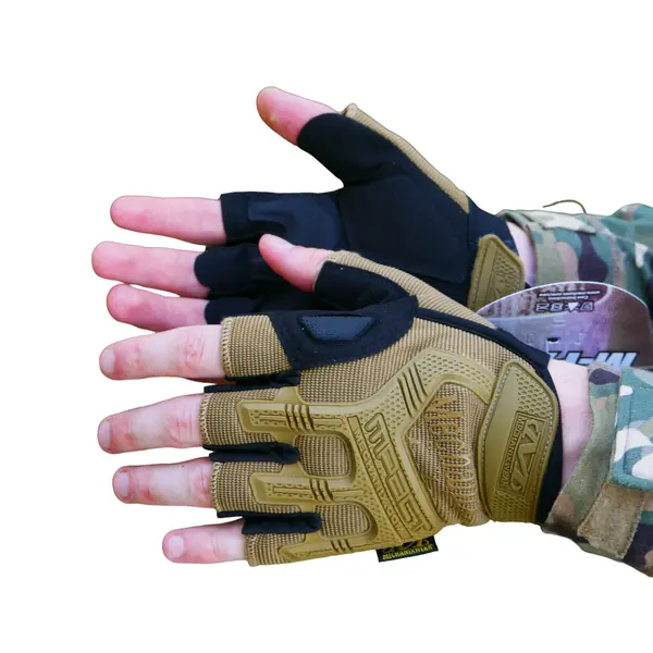 Перчатки тактические беспалые Mechanix MXK-2 Койот L
