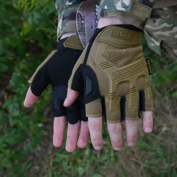 Перчатки тактические беспалые Mechanix MXK-2 Койот L