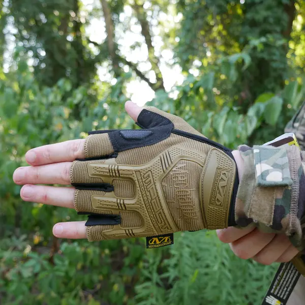Перчатки тактические беспалые Mechanix MXK-2 Койот L