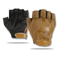 Рукавички безпалі з гумовим демпфером Mechanix Койот ONE SIZE
