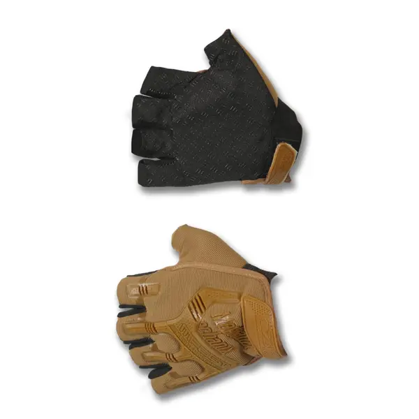 Рукавички безпалі з гумовим демпфером Mechanix Койот ONE SIZE