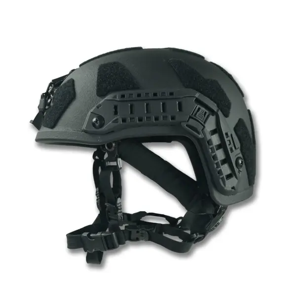Балістичний шолом покращений FAST PE GEN III AGGRESSIVE Black M, L