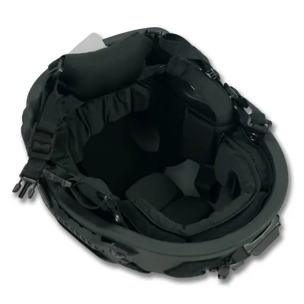 Балістичний шолом покращений FAST PE GEN III AGGRESSIVE Black M, L