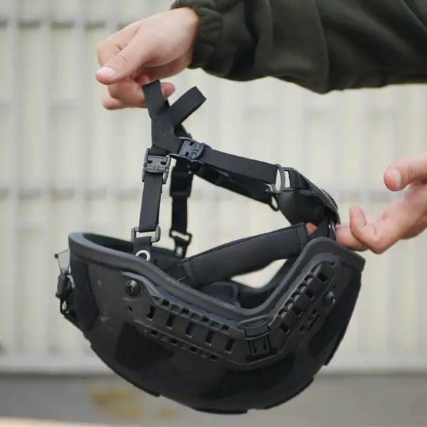 Enhanced Ballistic Helmet FAST PE GEN III AGGRESSIVE Black M, L   Enhanced Ballistic Helmet FAST PE GEN III AGGRESSIVE Black M, L