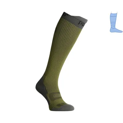 Гольфи компресійні LongDry PRO демісезонні сіро-зелені