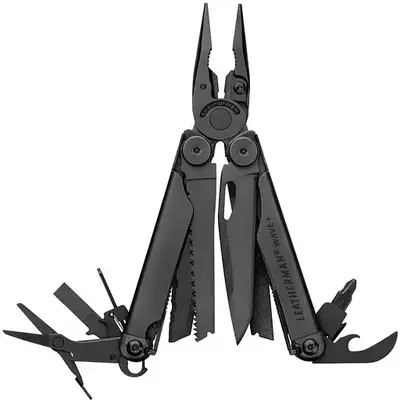 Мультиинструмент Leatherman Wave Plus Black – надежен на каждый день.