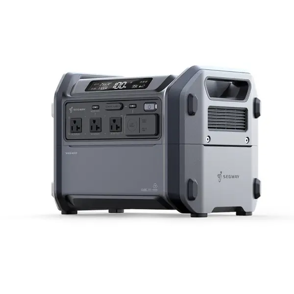 Портативная электростанция Segway CUBE 1000 (1024 Вт·ч, 2200 Вт, BT, IPX3, расширение емкости, быстрая зарядка)