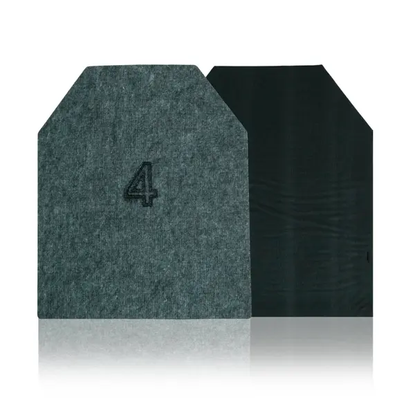 Бронеплити Miilux Protection 500 8мм, 4-й клас захисту (комплект 2 шт)