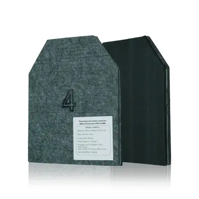 Бронеплити Miilux Protection 500, 6,5 мм, 4-й клас захисту (комплект 2 шт)