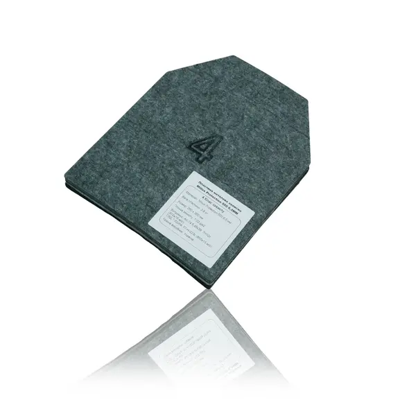 Бронеплити Miilux Protection 500, 6,5 мм, 4-й клас захисту (комплект 2 шт)