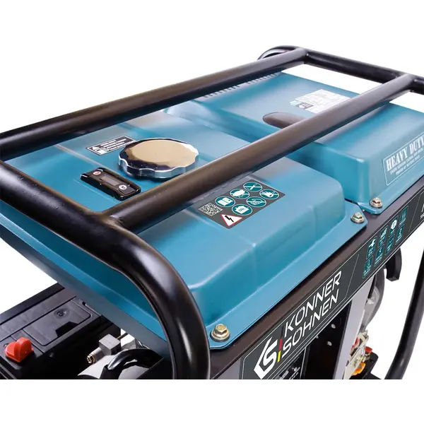 Генератор дизельний Konner&Sohnen KS 8100HDE (EURO V), 230В, 6.5 кВт, електростартер