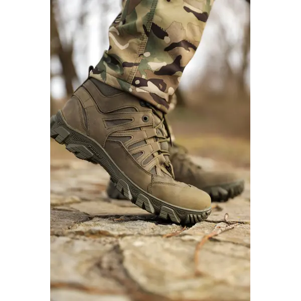 Undolini Crazy USA Olive tactical half-boots Undolini Crazy USA Olive tactical half-boots