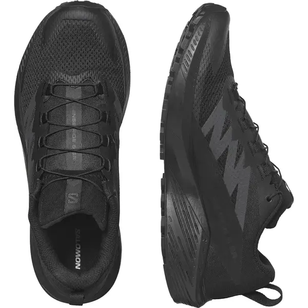 Кросівки Salomon Sense Ride 5 SR дихаюча сітка (Чорні)