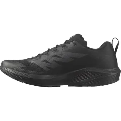 Кроссовки Salomon Sense Ride 5 SR дышащая сетка (Черные)