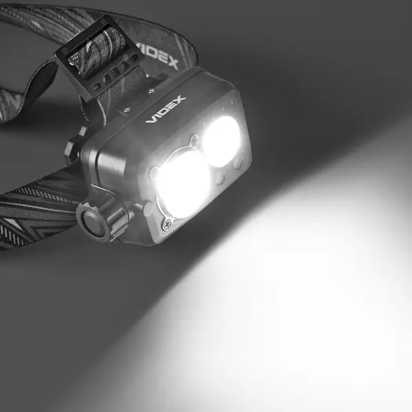 Світлодіодний налобний ліхтарик VIDEX 600Lm 5000K