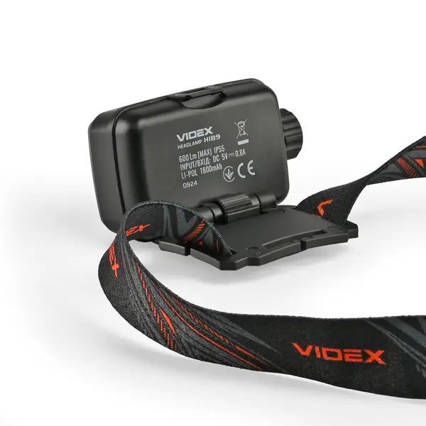 Світлодіодний налобний ліхтарик VIDEX 600Lm 5000K
