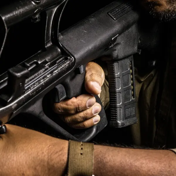 Магазин Magpul чорний PMAG 30 AUS GEN M3 Window - Steyr AUG 5.56x45mm