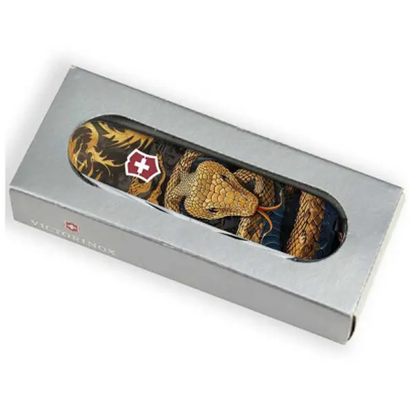 Ніж Victorinox Swiss Army Huntsman Zodiac Дерев'яна змія
