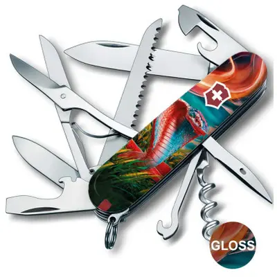 Ніж Victorinox Swiss Army Huntsman Zodiac Барвиста кобра