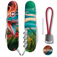 Ніж Victorinox Swiss Army Huntsman Zodiac Барвиста кобра