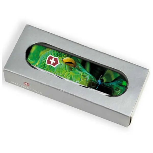 Ніж Victorinox Swiss Army Huntsman Zodiac Зелена дерев'яна змія