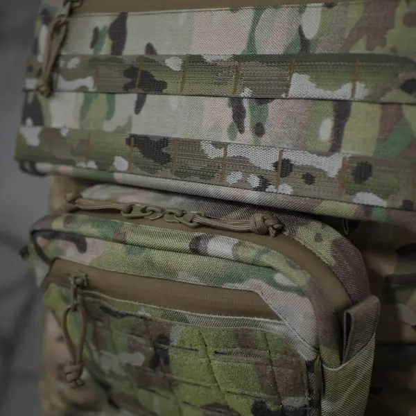 Сумка-напашник M GU Cordura original USA Multicam з балістичним пакетом 1 клас захисту Militex