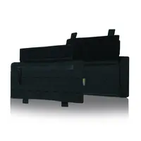 Захист живота Kiborg GEN.2 Чорний з балістичним пакетом Militex (2 клас захисту)