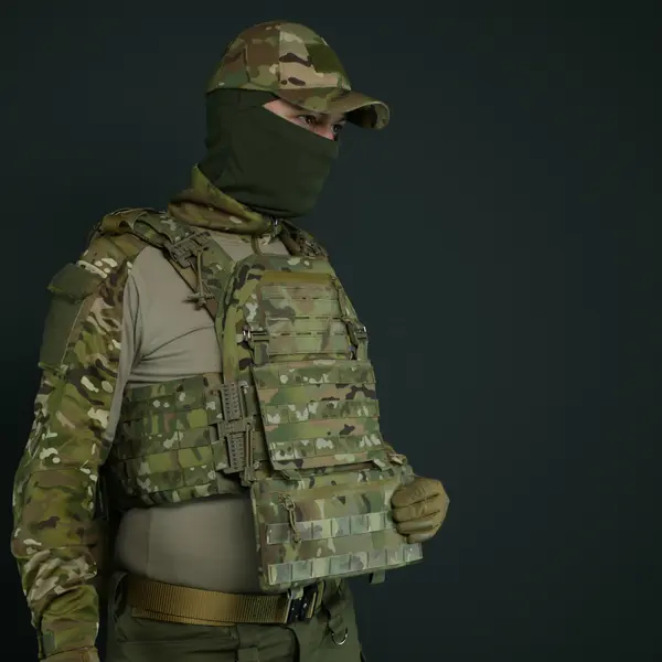 Kiborg GEN.2 Multicam Abdominal Protection with Militex Ballistic Package (Level 2 Protection)   Kiborg GEN.2 Multicam Abdominal Protection with Militex Ballistic Package (Level 2 Protection)