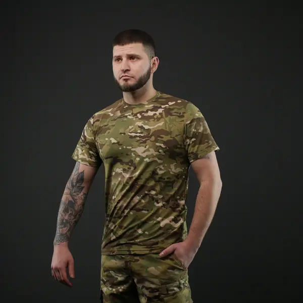 Футболка Militex трикотаж Найк Multicam